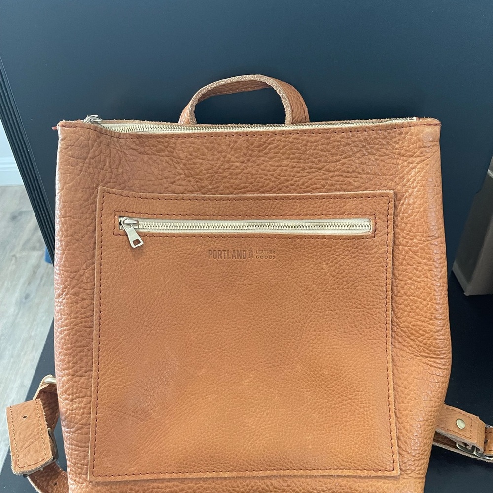 Portland Leather Goods Tote Backpack- Dune